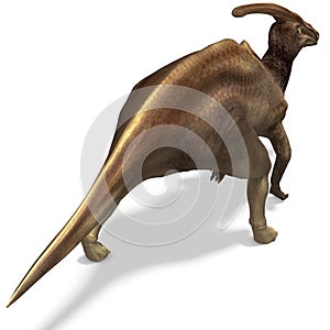 Dinosaur Parasaurolophus