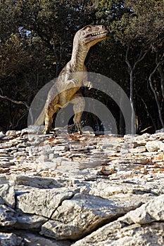 Dinosaur replica from Brijuni National Park