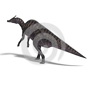 Dinosaur Saurolophus photo