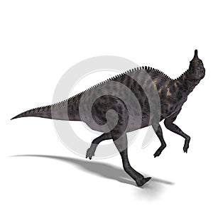 Dinosaur Saurolophus photo