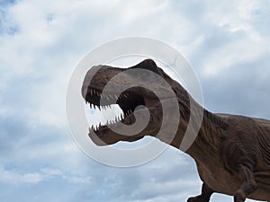 Dinosaur Sculpture In Heraklion Crete Greece