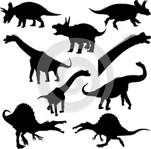 Dinosaur Silhouettes