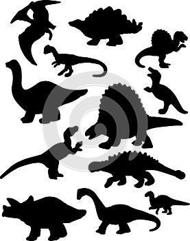 Dinosaur Silhouettes