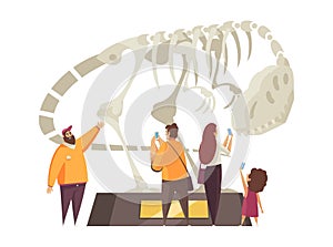 Dinosaur Skeleton Excursion Composition