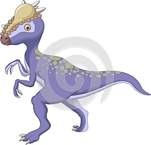 Dinosaur Stegoceras cartoon