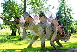 Dinosaur Stegosaur, Stegosaurus armatus in jurassic park