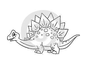 Dinosaur Stegosaurus coloring pages