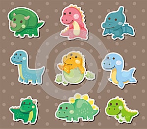 Dinosaur stickers photo