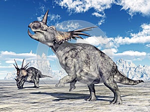 Dinosaur Styracosaurus