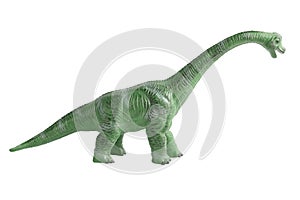 Dinosaur toy isolated on white background