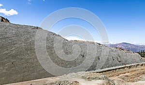 Dinosaur tracks on Cal Orcko Wall - Sucre, Bolivia