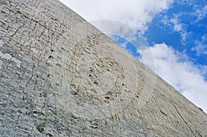 Dinosaur Tracks on the Wall , Sucre, Bolivia photo