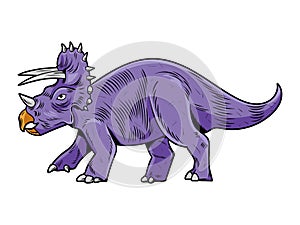 Triceratops big dangerous dino dinosaur