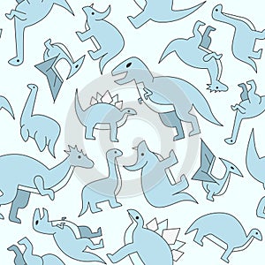 Dinosaurs background 02-01