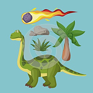 Dinosaurs extinction cartoons