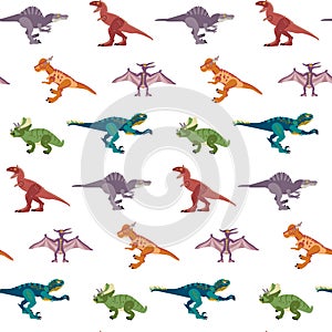 Dinosaurs Seamless Pattern