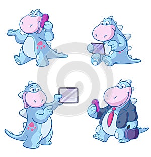 Dinosaurs using technology