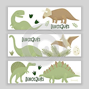 Dinosaurs vector design, tyrannosaurus rex