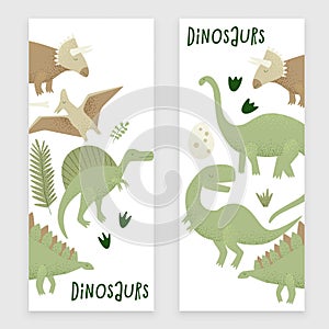 Dinosaurs vector design, tyrannosaurus rex