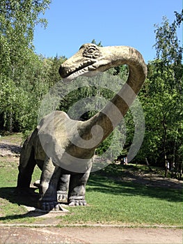 Dinosaurus life-sized model photo