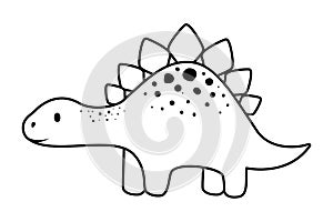 Isolated dinosaur toy vector design photo