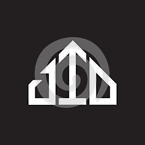 DIO letter logo design on black background. DIO creative initials letter logo concept. DIO letter design