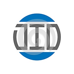 DIO letter logo design on white background. DIO creative initials circle logo concept