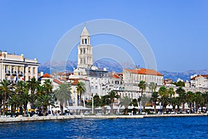 Diocletian palace in Split, Croatia photo