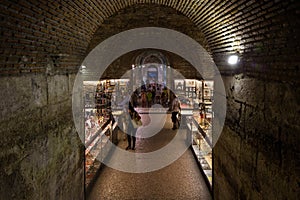 Diocletian's Palace's underground complex in Split