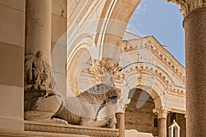 Diocletian`s Palace in Split, Croatia 1