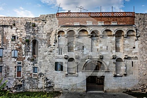 Diocletian`s Palace in Split, Croatia