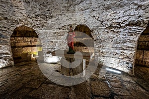 Diocletian`s Palace in Split, Croatia. Indoor View