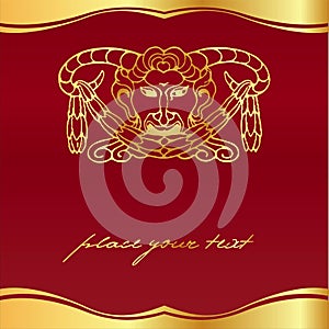 Dionis red background