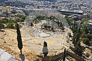 Dionysus theater at the Acropolis, Athens