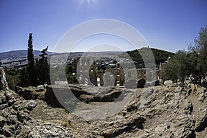 Dionysus theater in Athens