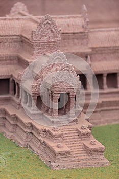 Diorama of Angkor Wat, Phnom Penh, Cambodia photo