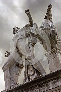 Dioscuri Statue in Rome