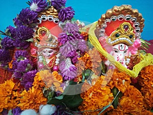 Dipawali festival Shri gouri ganesh image