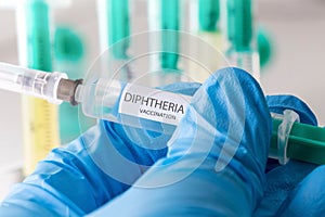 Diphtheria vaccination