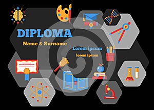 Diploma horizontal poster