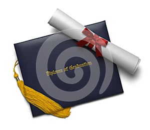 Diploma Scroll and Tassel
