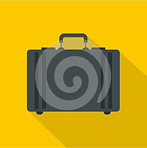 Diplomat icon, flat style