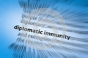 Diplomatic immunity photo
