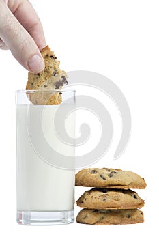 Dipping a cookie