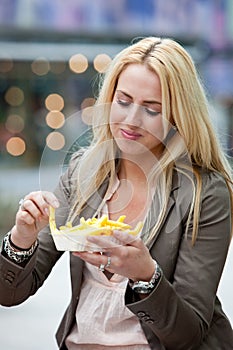 Dipping in mayonaise