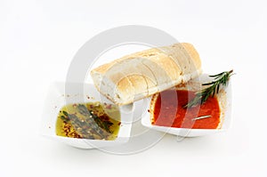 Dipping Oils And Crusty Bread