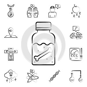 Dipple icon. Mad science icons universal set for web and mobile