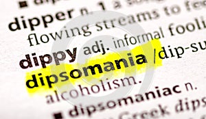 Dipsomania