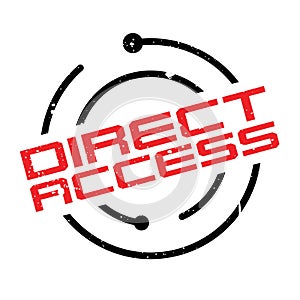Direct Access rubber stamp