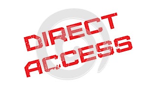 Direct Access rubber stamp